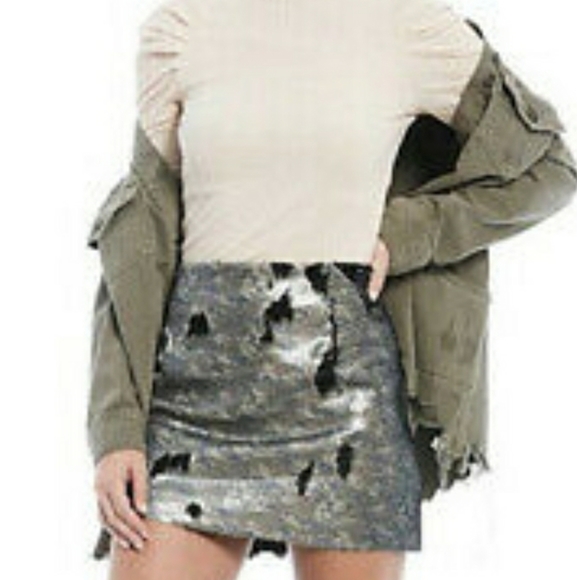 Free People Sequin Mini Skirt - Picture 1 of 10